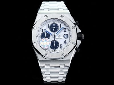 HBF Factory AUDEMARS PIGUET White Face Royal Oak Offshore Copy Watch